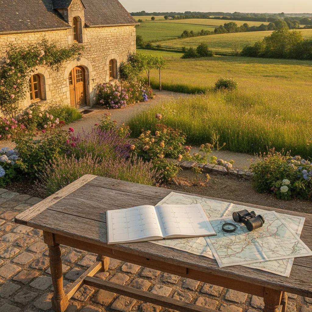 Meilleur moment réserver gîte Anjou | Guide saisons - meilleur moment reserver gite anjou