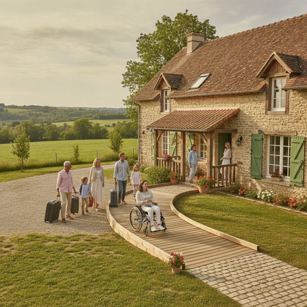 Gîte groupe accessible PMR – vérifier avant de réserver - gite groupe accessible pmr