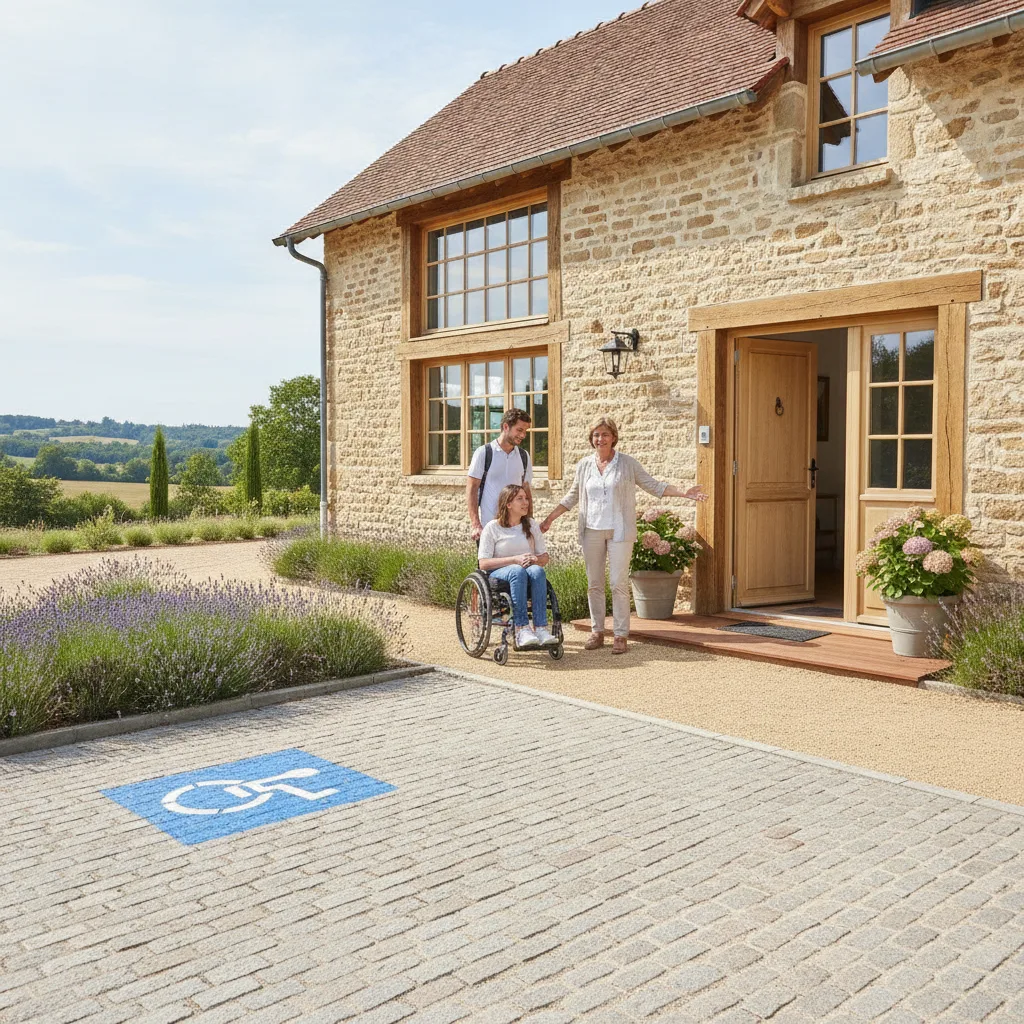 gîte groupe accessible PMR