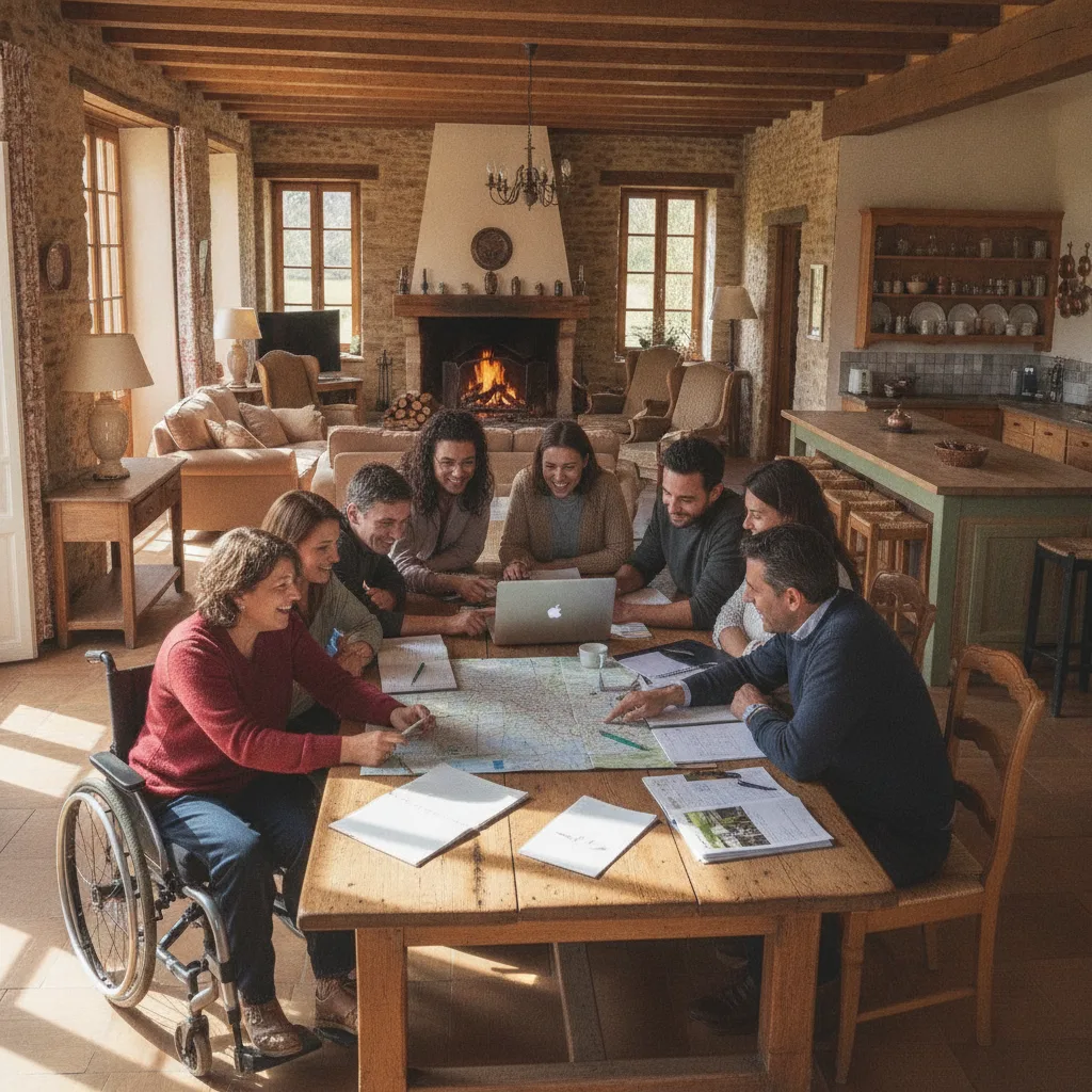 gîte groupe accessible PMR